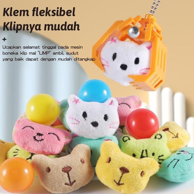 ready Mainan Mesin Capit Boneka Claw Game Joy Claw Doll Machine Mini Mirip di Timezone dengan Musik 