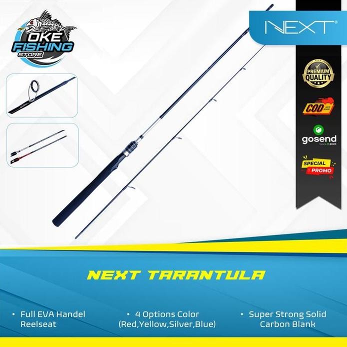 

Terlaris Next - Joran Pancing Carbon Solid Tarantula 602S 8-17Lb (1.8M)