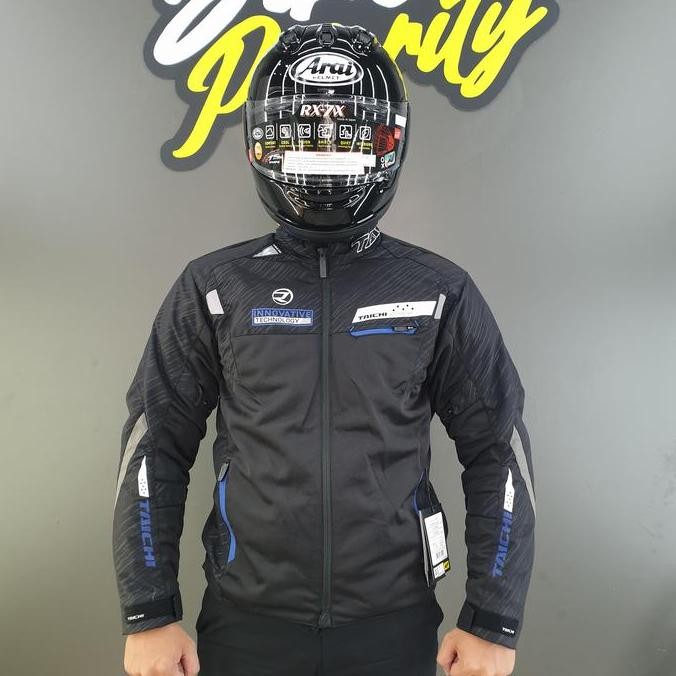 ready RS Taichi RSJ325 Racer Mesh Jacket - Black Blue