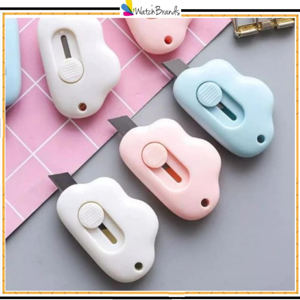 

''Terlaris" Wbs Cutter Mini Pisau Pemotong Kertas Mini Portable Cutter Mini Bentuk Awan Cutter Mini Pembuka Paket Pr12 Murah