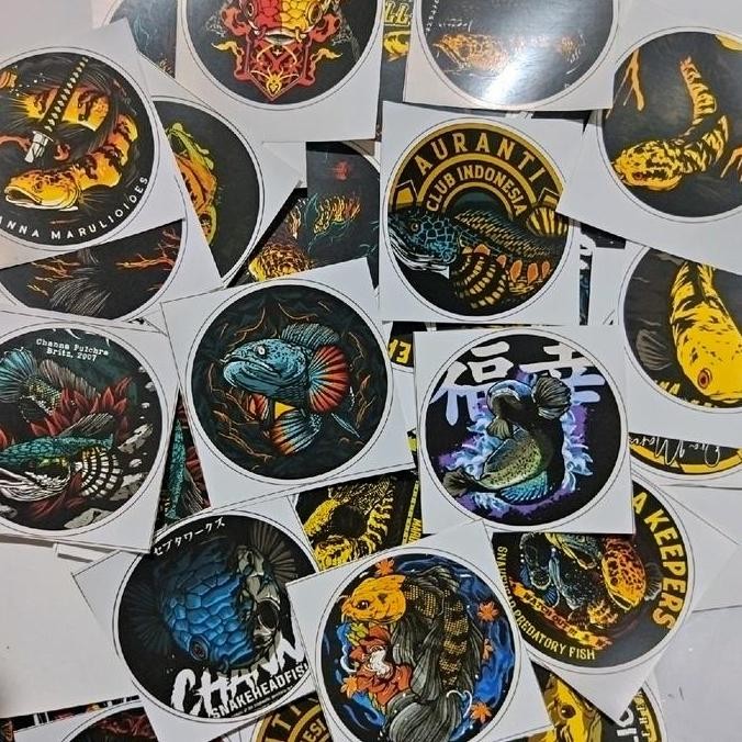 

STIKER CHANNA ANTI AIR, ANTI SOBEK MURAH ISI 10PCS