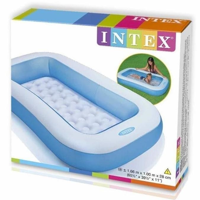 INTEX Kolam Renang Jumbo Anak - Bak Renang Besar Mandi Air Pompa Karet