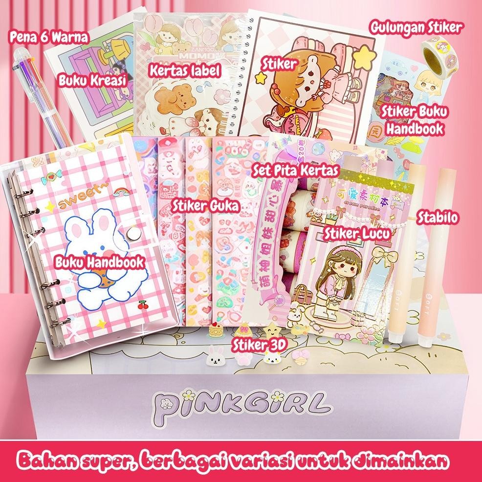 

KA POPO DIY Stiker Lucu Buku DIY Gantungan Kunci Guka Set Stiker Label Buku Jurnal Anak Diary Set Mainan Edukasi Buatan Tangan Mainan Anak Perempuan