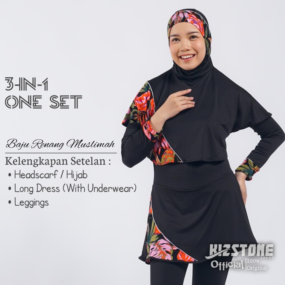 Promo Baju Renang Muslimah | Baju Renang Motif | Baju Renang Wanita Murah