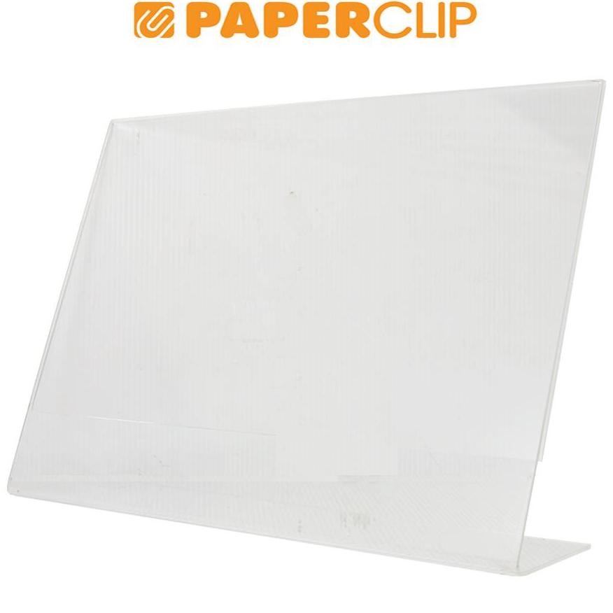 

LINDU ACRYLIC HOLDER / AKRILIK BROSUR SIGN HOLDER TABLE 30X21.5