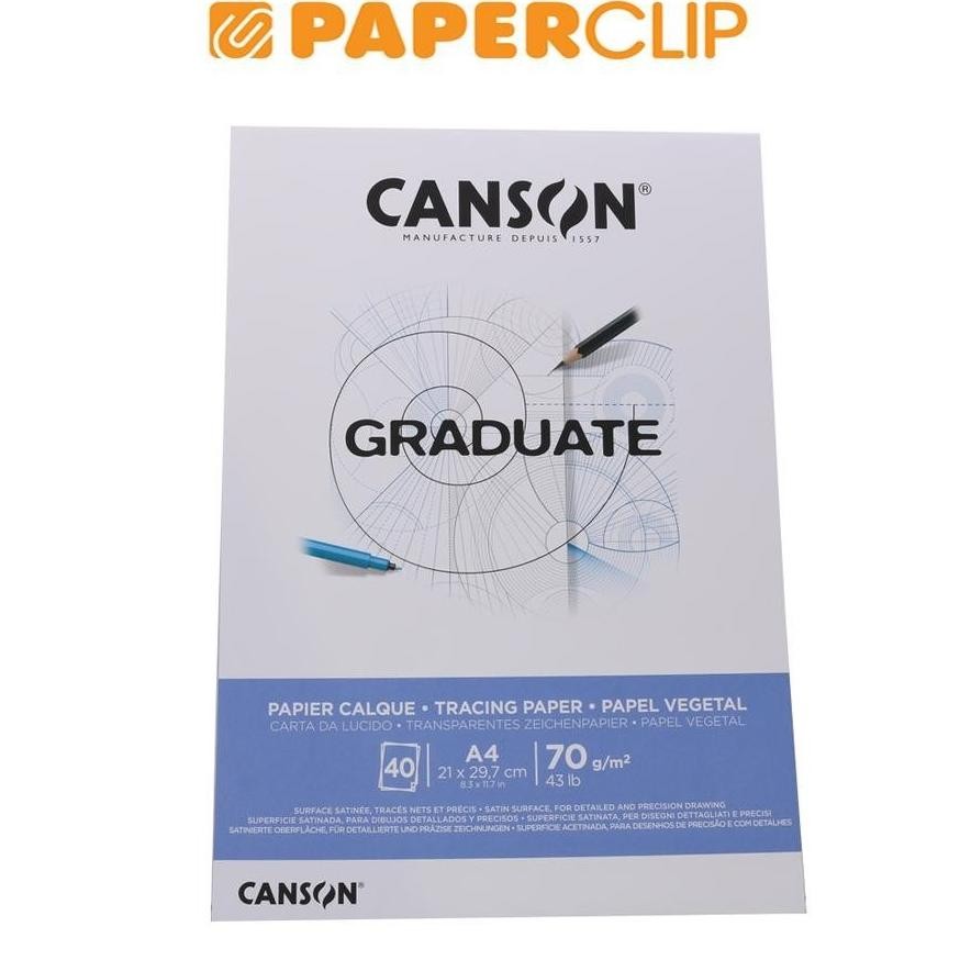 

LINDU KALKIR / TRACING PAPER PAD A4 CANSON GRADUATE 31250P020