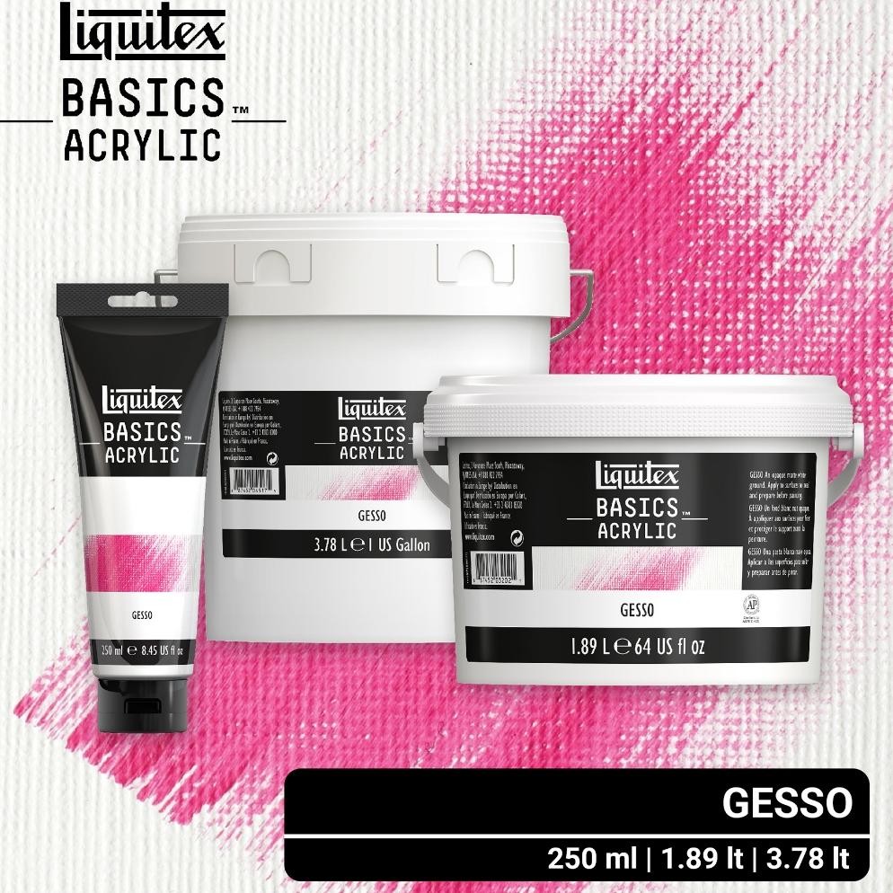 

LINDU Liquitex Basics Gesso Acrylic Medium