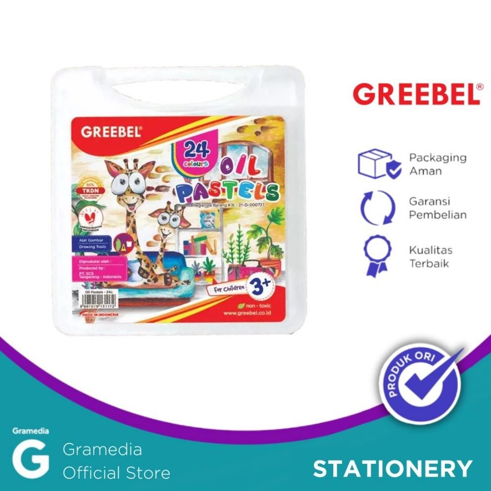 

LINDU GREEBEL OIL PASTEL PP - 24C - 2 CRD