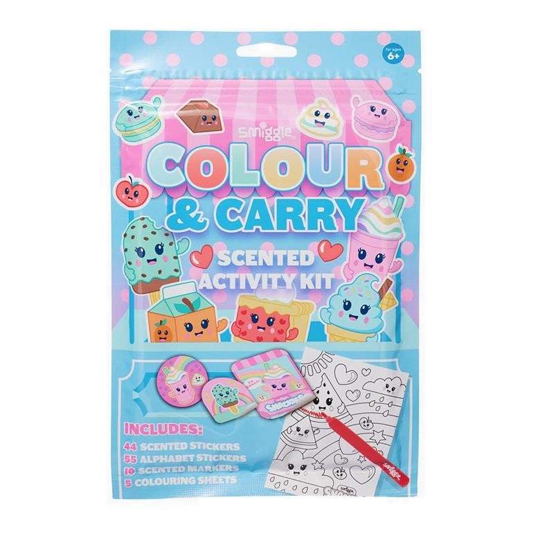 

LINDU Smiggle Mini Colour & Carry Scented Activity Kit - IGL477795LBL