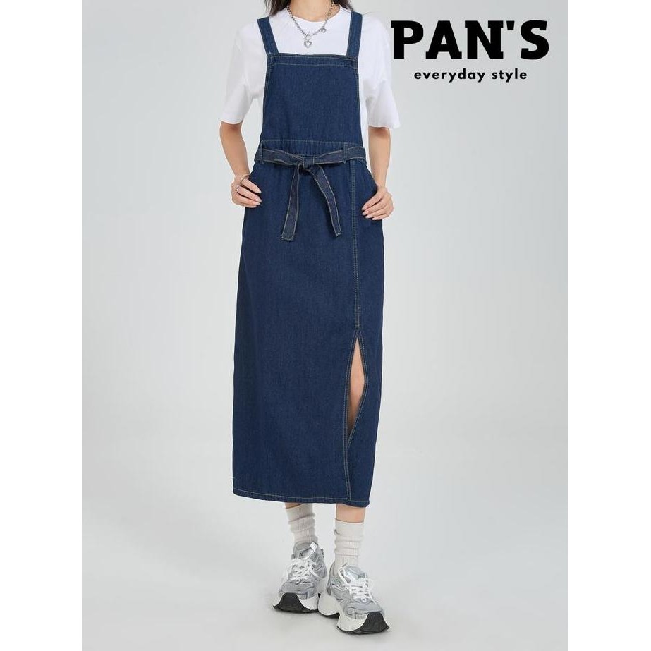 Sale Dress Denim Jumbo Wanita Korea Style / Dress Jeans Wanita / Jumpsuit Wanita / Overall Dress Den