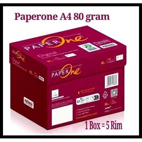 

Terlaris Kertas Hvs A4 80 Gr Paper One Good Quality