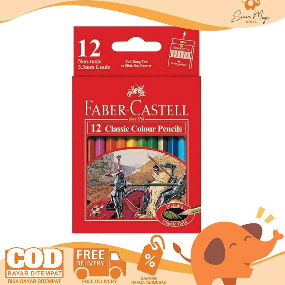 

Sale Terlaris! Vex-2126 Faber Castell Pensil Warna Classic 12 Pendek Murah Original Viral