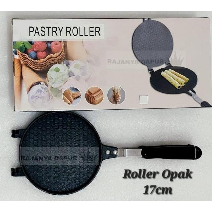 Cetakan kue semprong premium teflon anti lengket - opak gapit premium - cetakan egg roll pastry roll