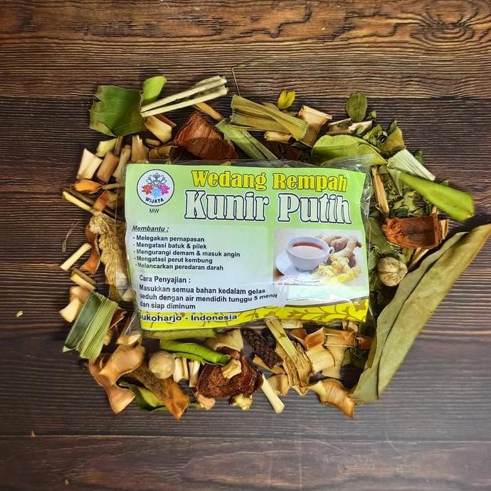 

best seller] Wedang Rempah Kunir Putih Plus Gula Kristal, Melancarkan Darah