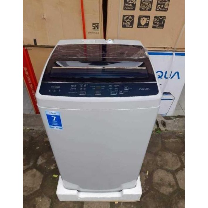 Mesin Cuci Sanyo Aqua 1 tabung 7 kg AQW 77 DH AQW-77DH 77DH BDG Only
