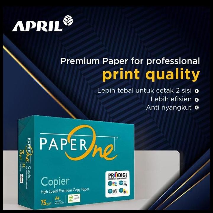 

Terlaris Kertas Premium Paperone A4 75Gr (500 Lembar) Good Quality
