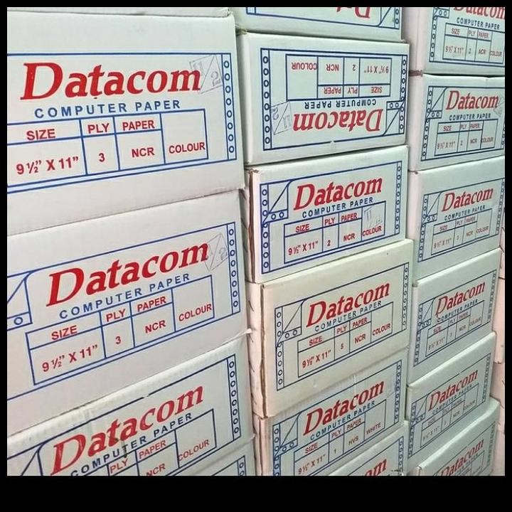 

Terlaris Kertas Continuous Form Datacom 9.5X11 4Ply Good Quality