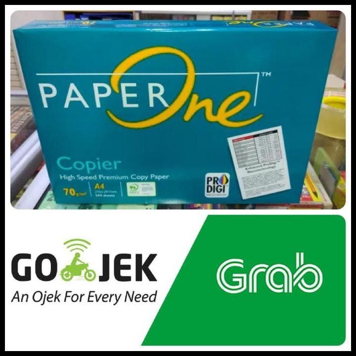 

Terlaris Khusus Gojek/Grab Kertas Hvs A4 70 Gr/ 75 Gram Paperone Dan Merk Lain. Good Quality