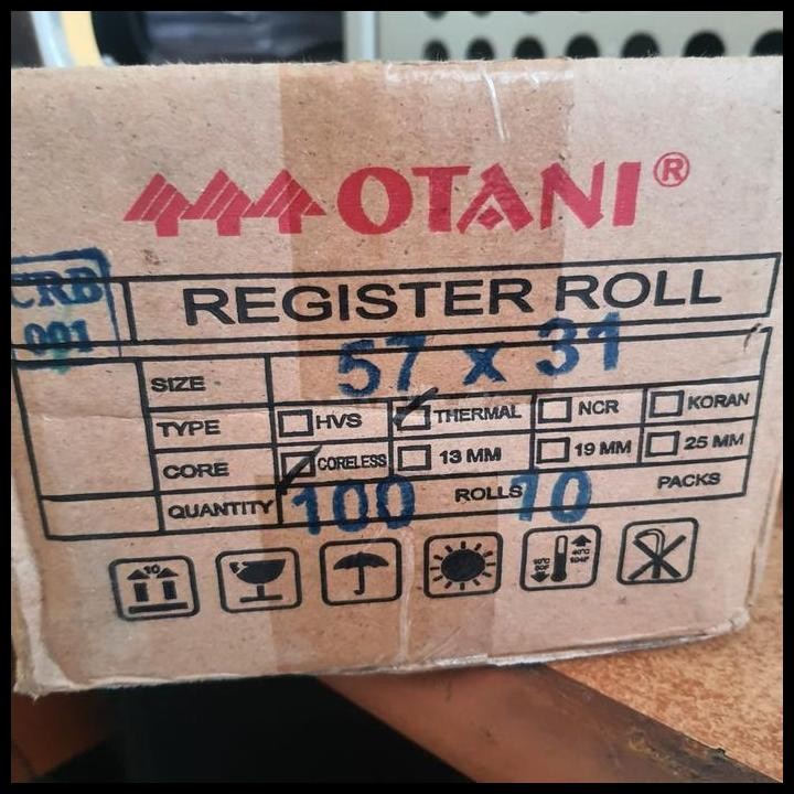 

Terlaris Kertas Thermal 57X30 Otani Kertas Print Thermal 57 X 30 Otani Good Quality