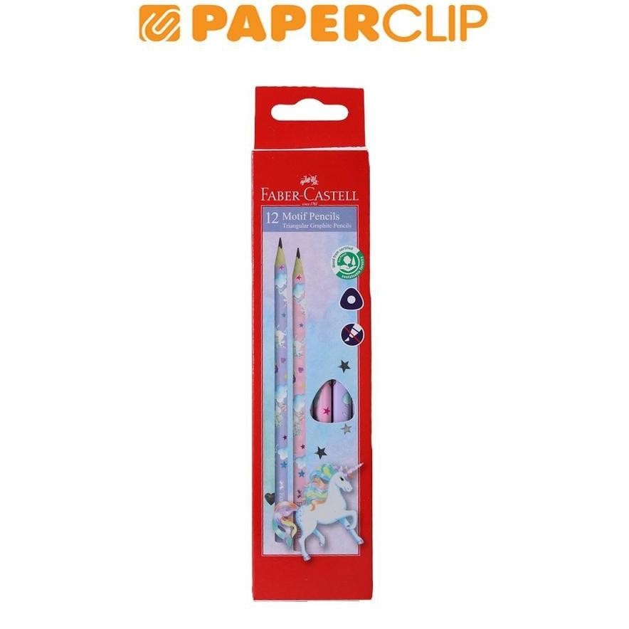 

PENSIL KAYU FABER CASTELL 118375 ISI 12 UNICORN