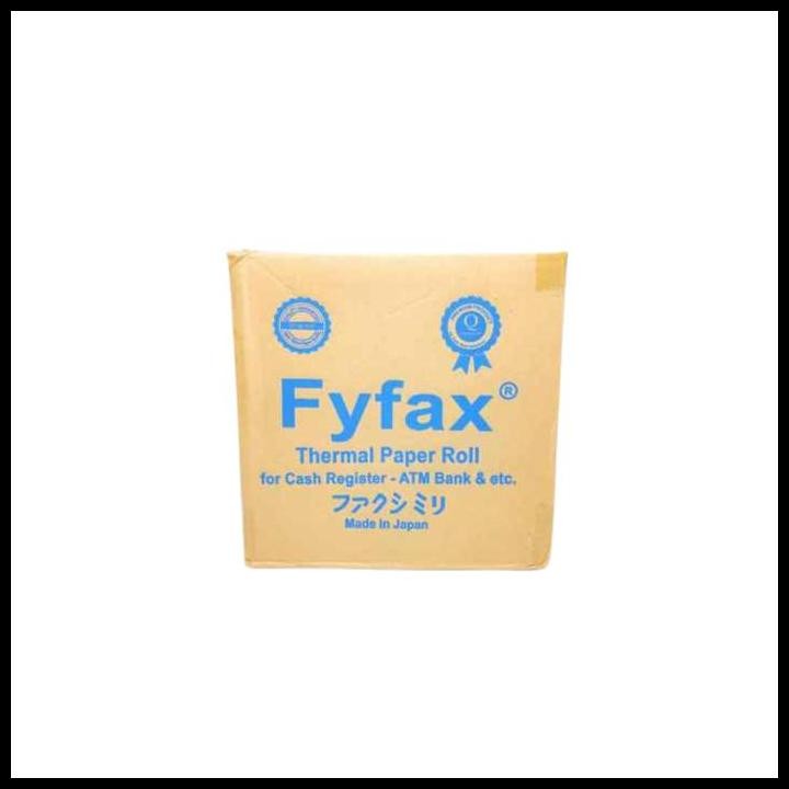

Terlaris Thermal Paper (Kertas Kasir) Fyfax 58X48 1 Pack ( 10 Roll) Atk Good Quality