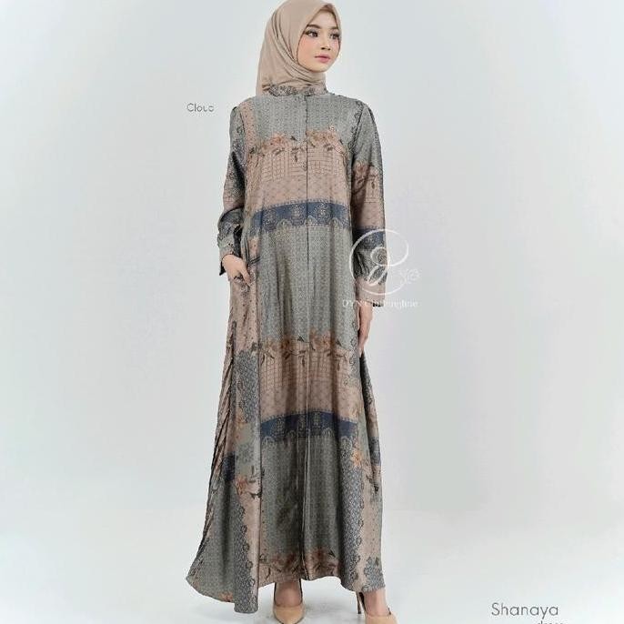 DYN CLOTHINGLINE SHANAYA DRESS | DRESS SILK PREMIUM | GAMIS SILK PREMIUM | FASHION MUSLIM