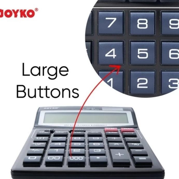 

At43 Df-8 Mma-1318 Kalkulator Joyko Cc57 Check & Correct - Calculator Desktop Jumbo Cc-57 Terlaris Premium At43