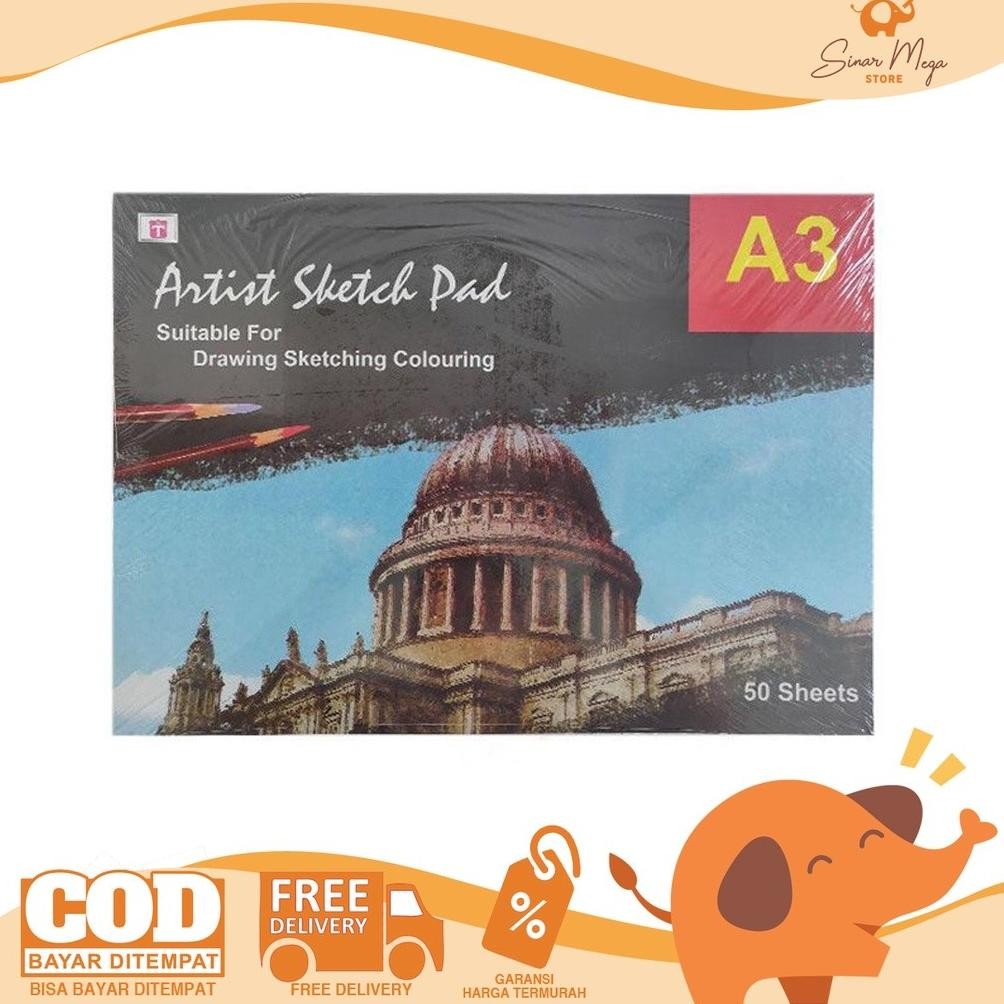 

Jpf-1015 Oy58 Rwet-23 Tiara Sketch Book A3 25 Atau 50 Lembar/ Sketcbook/ Buku Sketsa Murah Hemat Premium Jpf-1015