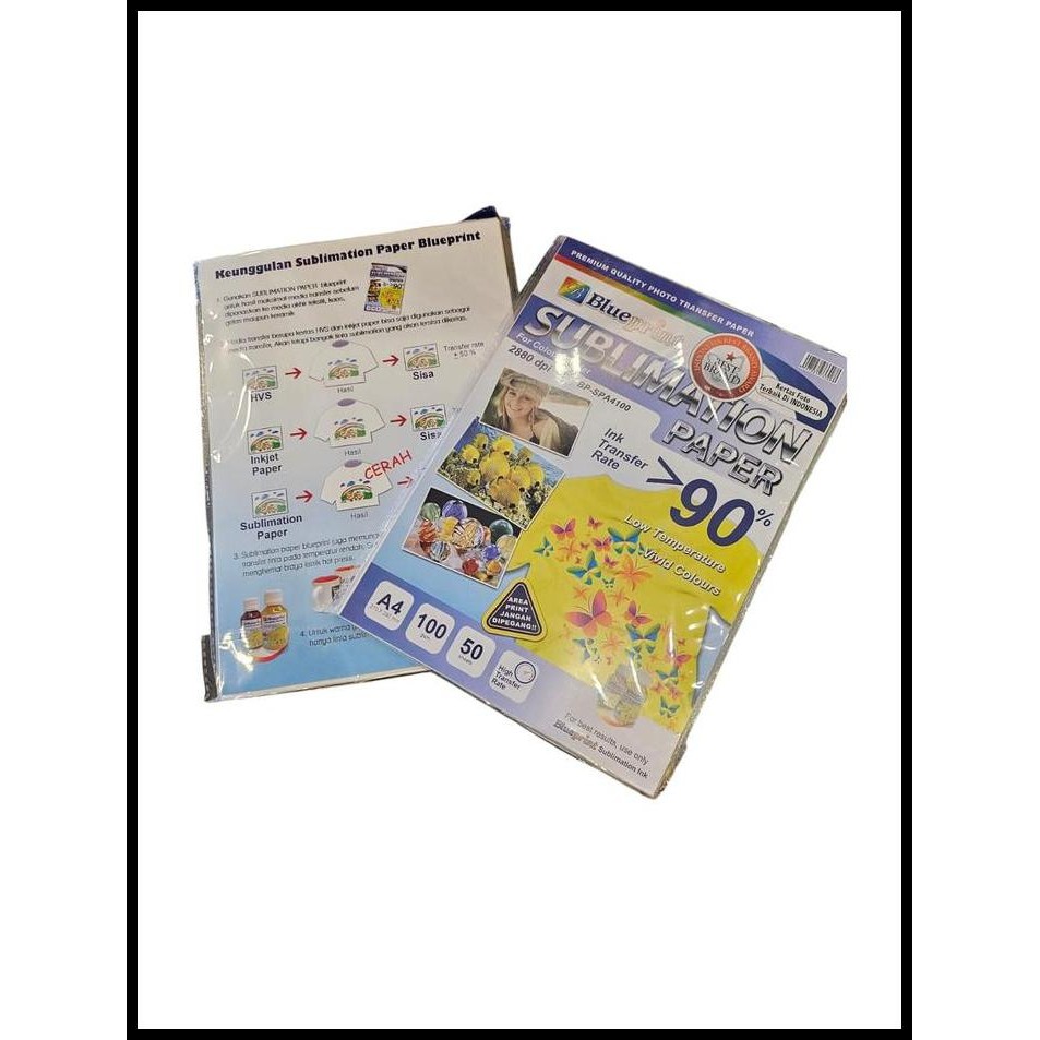 

Terlaris Paper Blueprint Sublim A4 100 Grm / Kertas Foto Sublim A4 Good Quality