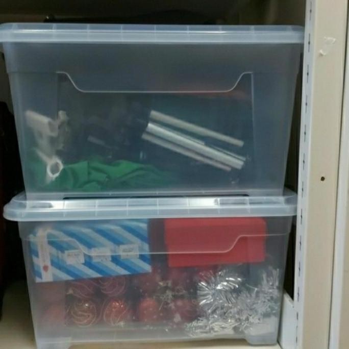 Spesial Container Perkakas Kotak/ Box Ezy 45 Liter/ Box Bening Transparan