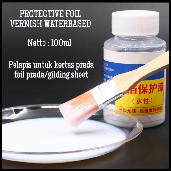 

Terlaris Top Coat Topcoat Vernish Kertas Prada Foil Leaf Gilding Sheet Good Quality