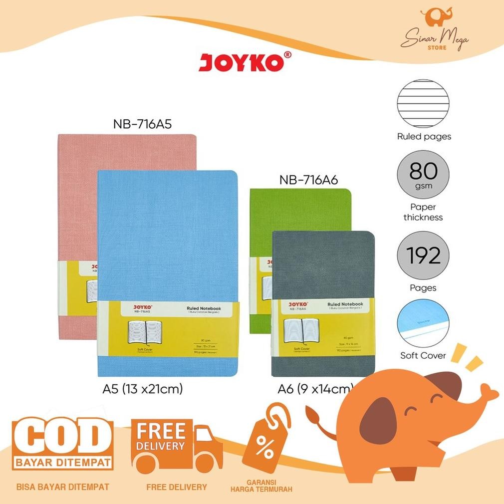 

Am67 Aq-54 Y-76 Joyko Nb-716 Buku Tulis A6 Catatan Bergaris Ruled Notebook / Agenda Buku Catatan Bergaris Murah Berkualitas Original Berkualitas Am67