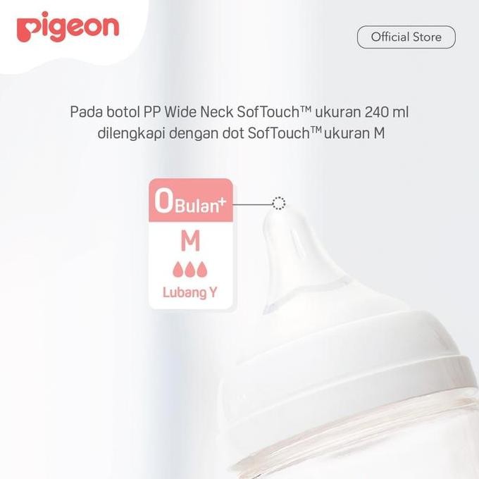 Sale (3Pcs Blister) Nipple Pigeon Softouch Tm Nipple Size Lll 15M+ Ori Pigeon Bayi