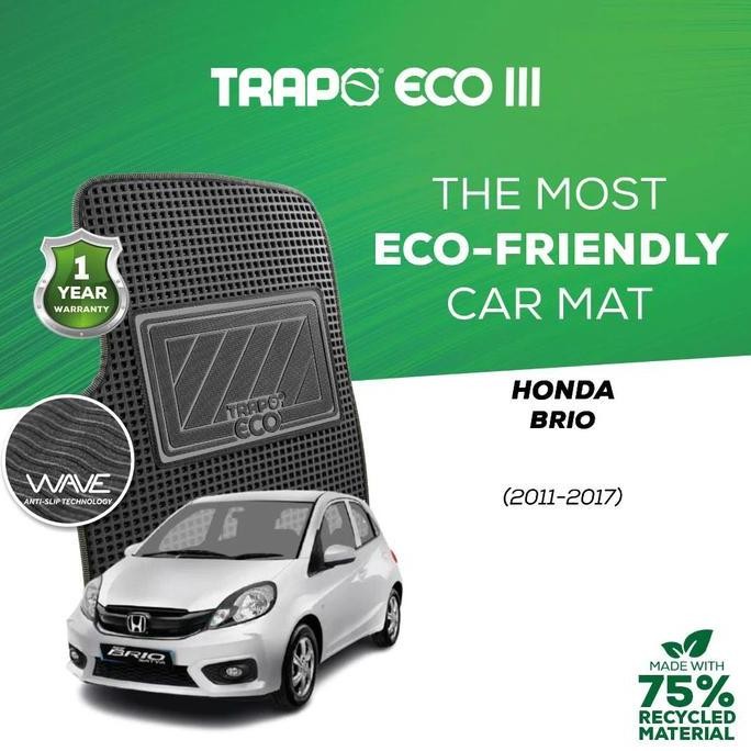 Karpet Mobil Trapo Eco Iii Honda Brio (2011- 2017) Karpet Brio Fullset