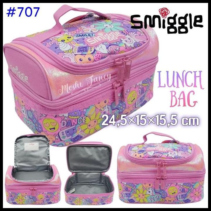 Terlaris Tas Smiggle Lunch Bag / Tas Makan Smiggle Selempang / Tas Bekal Anak Smiggle Dinosaurus / T