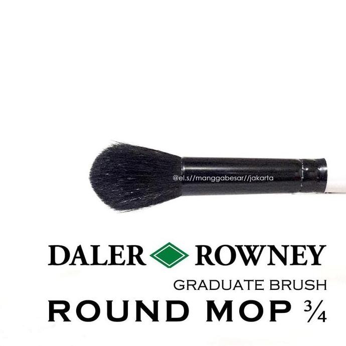 

ready !!! Daler Rowney Graduate Brush Round Mop 3/4 (Kuas Lukis)