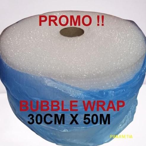 

ready Bubble wrap bening 30cm x 50m buble warp murah bubblewrap bandung