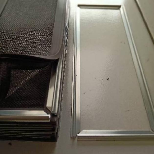 NEW Kasa Nyamuk Fiberglass/Prame karet/list alumunium