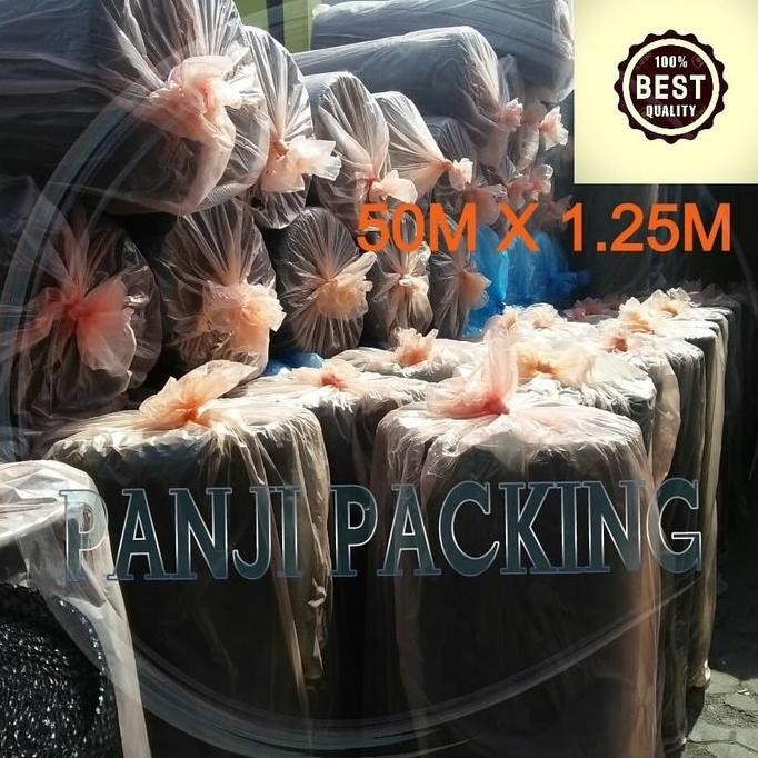 

ready Bubble wrap hitam 50m x 1.25m 1 roll murah buble warp murah Bandung
