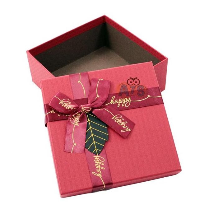 

ready Kotak Kado / Gift Box Pita Persegi PREMIUM