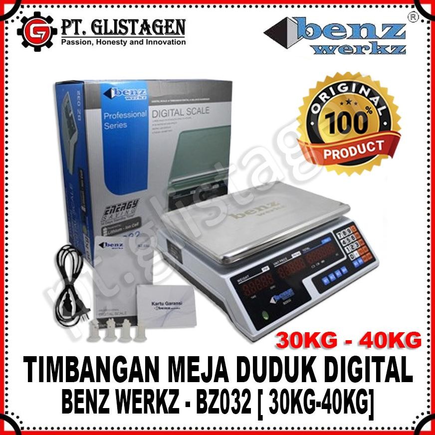 NEW BENZ BZ032 Timbangan Meja Duduk Digital 30kg - 40kg Timbangan Laundry Buah Sayur Barang Digital 