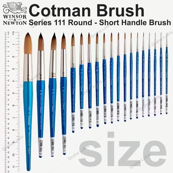 

ready !!! COTMAN Brush Series 111 Round - Short Handle Brush