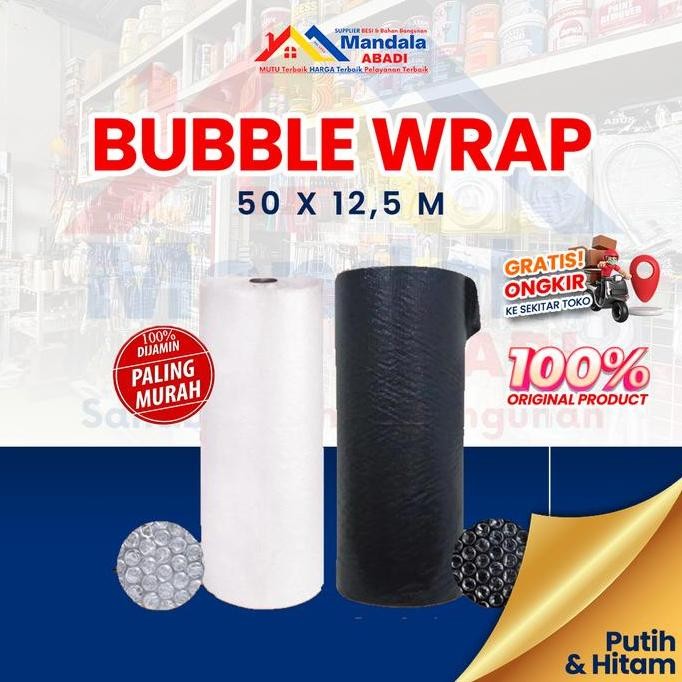 

ready Bubble Wrap Bubble Warp 1.25Mtr x 50Mtr Plastik Bubble