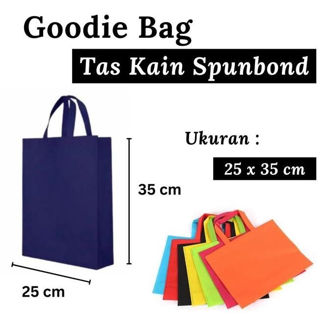 

ready Tas Belanja Spunbond,Tas Kain, Goodie Bag, Tas Hajatan/ Souvenir Bag