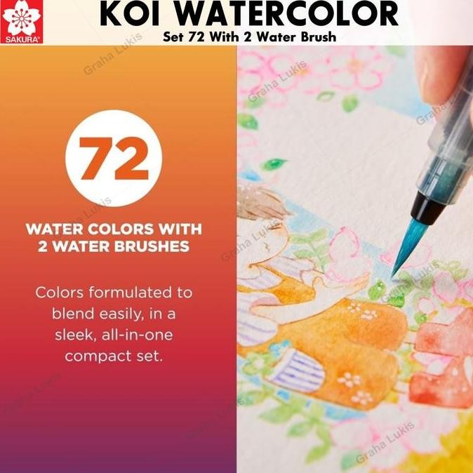 

ready !!! Sakura Koi Watercolors 72