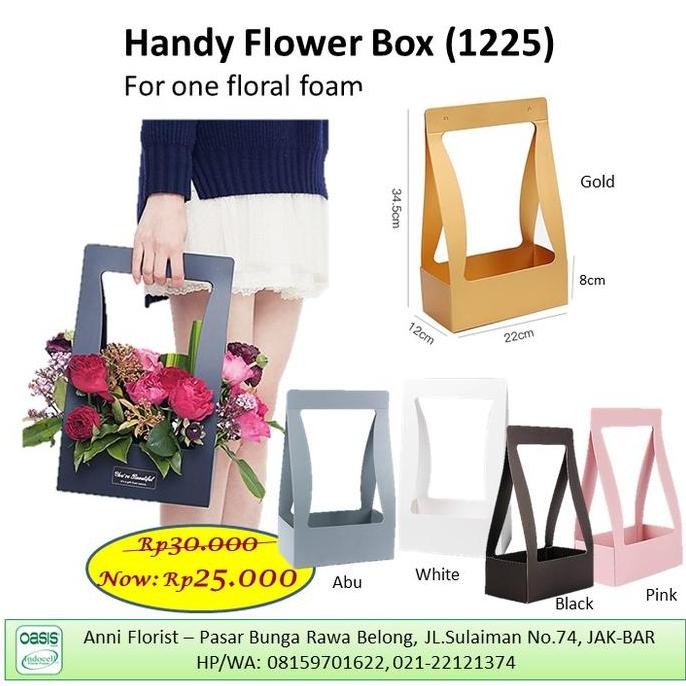 

ready Handy Flower Box kotak bunga Anni Florist Barang Florist