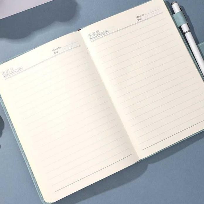 

ready !!! Buku Catatan Harian Aesthetic Notebook Cover Kulit Magnetic Buckle A5