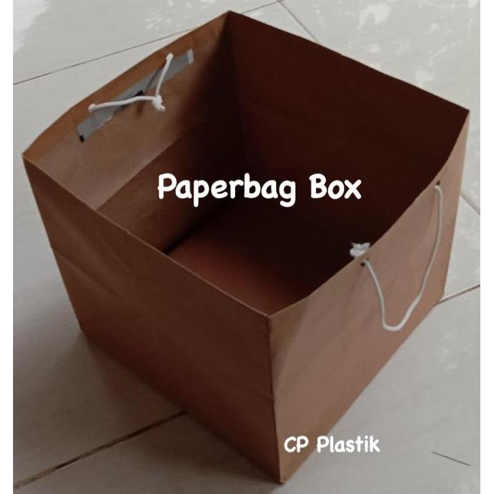 

ready Paper Bag | Paperbag Polos untuk Box 20x20 (isi +/- 12 pcs)