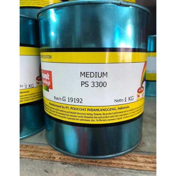 

ready !!! PS 3300 Medium Policoat cat sablon basis minyak