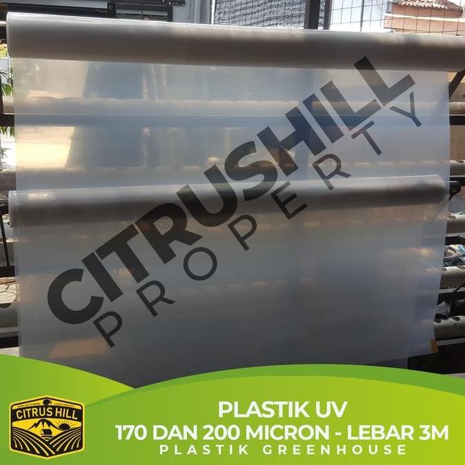 baru Plastik UV Green House 200 micron dan 170 micron - Lebar 3 Meter